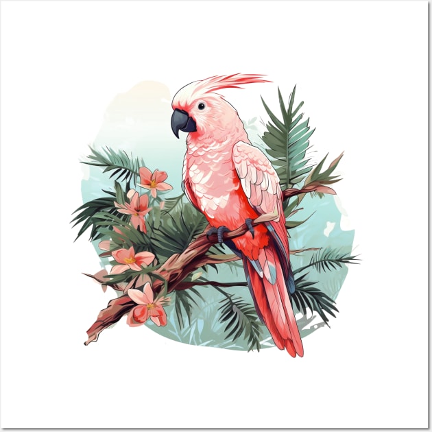 Rose Breasted Cockatoo Wall Art by zooleisurelife